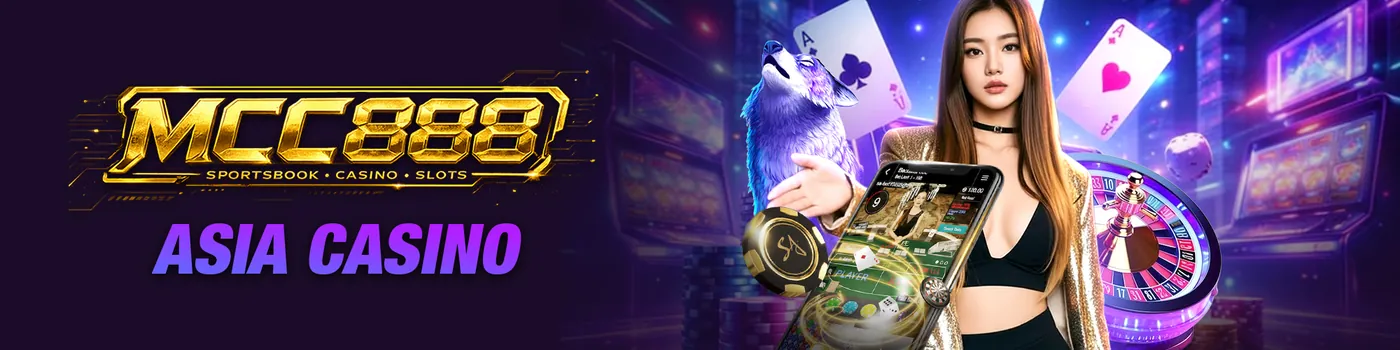 MCC888 Asia Casino brand banner
